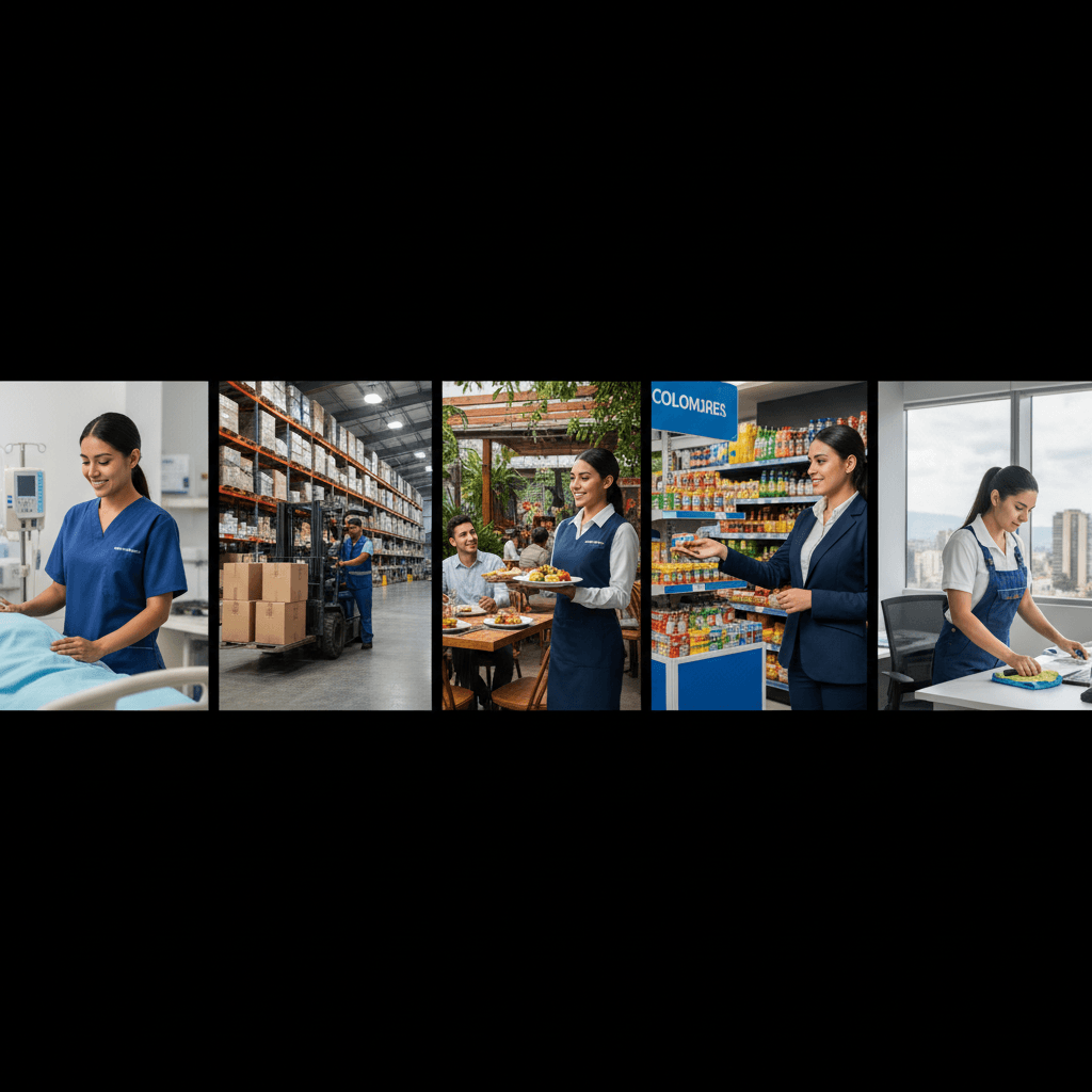 Diversidad de servicios y equipos Servicol en operación